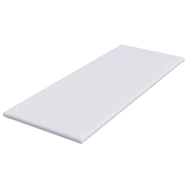 vidaXL D&yacute;nu toppur Hv&iacute;tt 70 x 200 cm Jacquard Efni