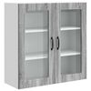 vidaXL Eldh&uacute;s sk&aacute;pur Gr&aacute;r Sonoma 80 x 31 x 80 cm Samsettur vi&eth;ur