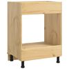 vidaXL Cabinet SKI Hunangsbjartur 60 x 46 x 81 cm Solid furuhikk
