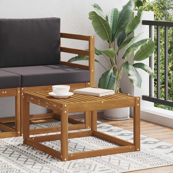 vidaXL &Uacute;ti bor&eth; Hrein akas&iacute;utr&eacute; N&aacute;tt&uacute;rulegur 59 x 59 x 37 cm