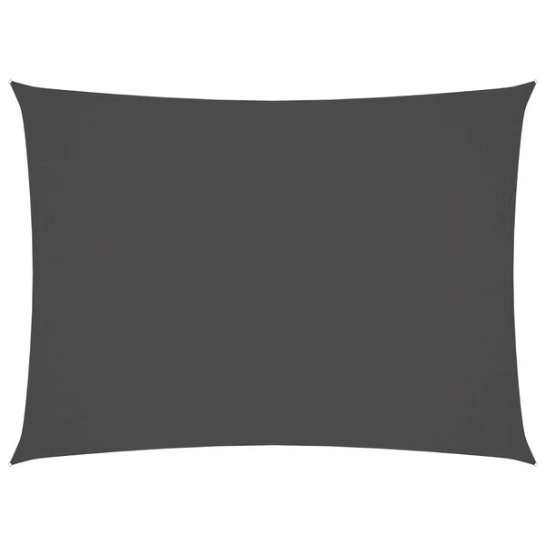 vidaXL S&oacute;lskyggni S&oacute;lsegl Oxfordd&uacute;kur R&eacute;tthyrnt 2x3,5 m Reykgr&aacute;tt