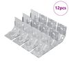 vidaXL Festing 12 pcs Sinkh&uacute;&eth;a&eth; 106 x 55 x 1,5mm St&aacute;l