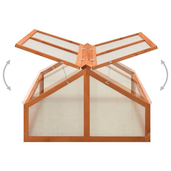 vidaXL Gr&oacute;&eth;urh&uacute;s 120x80x50 cm Fura