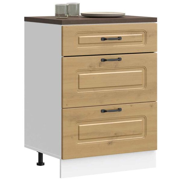 vidaXL Eldh&uacute;sundirsk&aacute;pur "Kalmar" Listamannseik Samsettur Vi&eth;ur