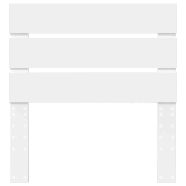 vidaXL H&ouml;f&eth;agafl me&eth; h&ouml;fu&eth;gafl Hv&iacute;tt 75 cm Samsettur vi&eth;ur