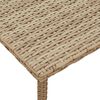vidaXL Gar&eth;s&oacute;fabor&eth; R&eacute;tthyrnd Beige 40x40x37 cm P&oacute;l&yacute;rattan