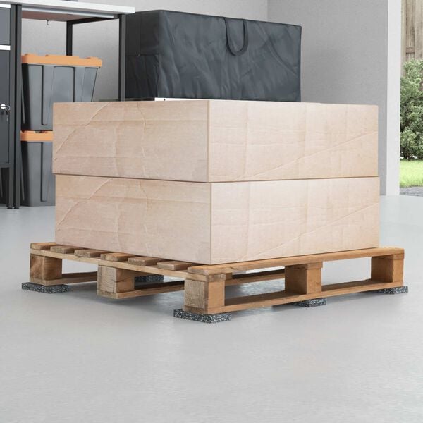 vidaXL G&uacute;mm&iacute;valtur Svartur G&uacute;mm&iacute;