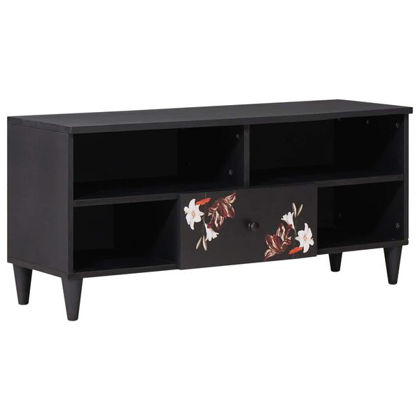 vidaXL Geymsk&aacute;pur Marglitur 100 x 33,5 x 46 cm Hart mang&oacute;tr&eacute;