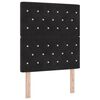 vidaXL H&ouml;f&eth;agafl Svart 80 cm Flauel