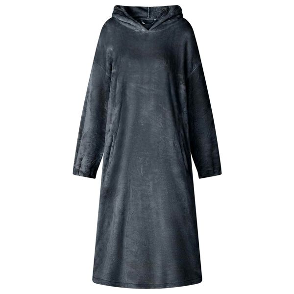 vidaXL Teppishettupeysa D&ouml;kkbl&aacute;r l Fl&oacute;nel