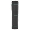 vidaXL Gr&oacute;&eth;urd&uacute;kur Svartur 0,5x10 m PP