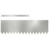 vidaXL Gar&eth;ja&eth;ar 50 pcs Silfur 100 x 0,05 x 30 cm Galvaniserad st&aacute;l