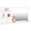 805015 vidaXL Bathroom Mirror White 90x10,5x45 cm Chipboard