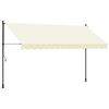 vidaXL &Uacute;tdraganleg Mark&iacute;sa 350x150 cm Rj&oacute;mahv&iacute;tt Efni og St&aacute;l