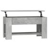 vidaXL S&oacute;fabor&eth; Steypugr&aacute;tt 101x49x52 cm Samsettur Vi&eth;ur