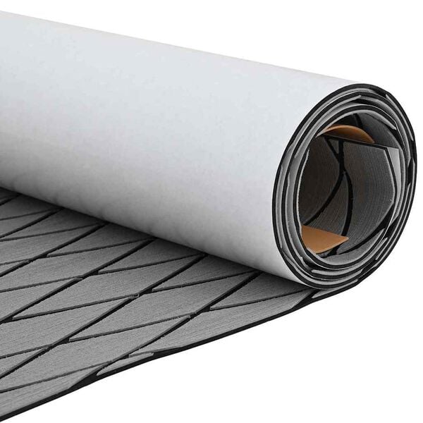 vidaXL Bátadúkur ljósgrár og svartur 190 x 70 cm EVA skum