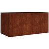 vidaXL Gr&oacute;&eth;urker 80x40x40 cm Corten St&aacute;l