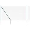 vidaXL Gir&eth;ingarp&oacute;stur Gr&aelig;nn 10 x 1,5 m (60 x 60 mm net) St&aacute;l og PVC
