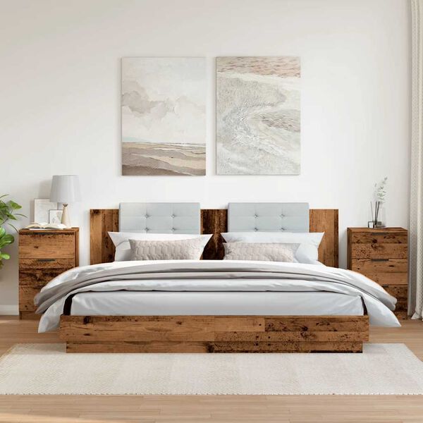 vidaXL N&aacute;ttbor&eth; 2 stk. Gamli Vi&eth;ar 40x36x65 cm Sp&oacute;naplata