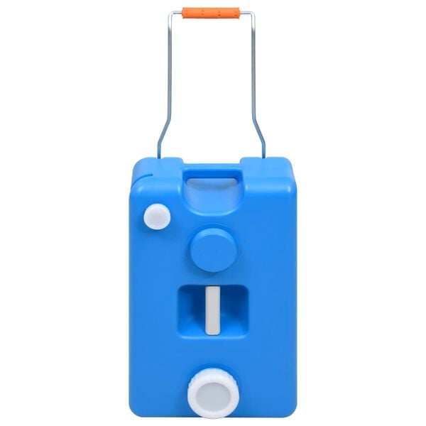 vidaXL Vatnstankur &aacute; Hj&oacute;lum fyrir &Uacute;tilegur 25 L Bl&aacute;r