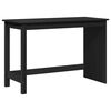 vidaXL Skrifbor&eth; Svartur 112 x 50 x 75 cm &THORN;&eacute;tt furutr&eacute;