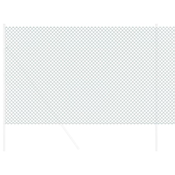 vidaXL Ke&eth;jugir&eth;ing Gr&aelig;nn 25 x 1,6 m St&aacute;l