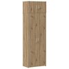 vidaXL Geymslusk&aacute;pur 3 pcs Artisan Eik