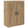 vidaXL Veggsk&aacute;pur Artisan Eik 69,5 x 34 x 90 cm Samsettur vi&eth;ur