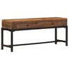 vidaXL Sj&oacute;nvarpssk&aacute;pur 110x30x46 cm Gegnheill Endurn&yacute;ttur Vi&eth;ur