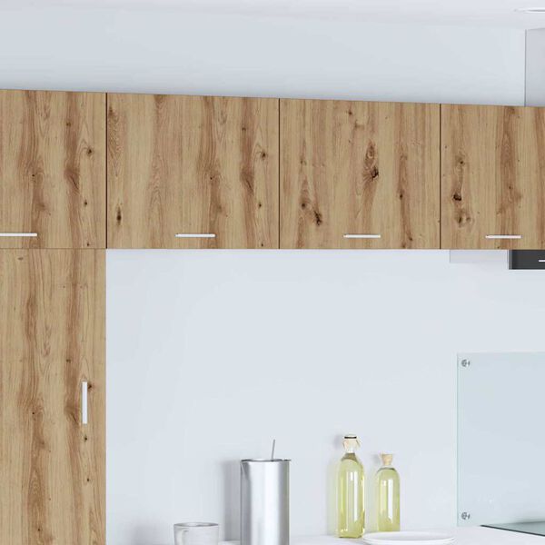 vidaXL Vegghengdur sk&aacute;pur 2 pcs Handverks eik og hv&iacute;t 50 x 31 x 40 cm