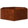 vidaXL Gr&oacute;&eth;ursetningu Rusty 138x120x45 cm Corten St&aacute;l