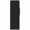vidaXL Hár Skenkur Svartur 30x42,5x124 cm Samsettur Viður