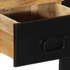 vidaXL Console Bor&eth; 100x35x75 cm Solid Groft Wood Mango