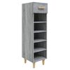 vidaXL Sk&oacute;sk&aacute;pur Gr&aacute;r Sonoma 30x35x105 cm Samsettur Vi&eth;ur