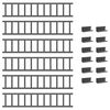 vidaXL &THORN;aksskj&ouml;ldur fyrir snj&oacute; Antras&iacute;t 600 x 2,5 x 20 cm St&aacute;l