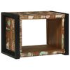 vidaXL Veggkubbur Br&uacute;nn 55 x 35 x 40 cm Solid endurheimt tr&eacute;