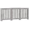 vidaXL Ofnhl&iacute;f Steypugr&aacute;r 205x21,5x83,5 cm Samsettur Vi&eth;ur