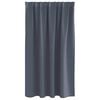 vidaXL Svartgard&iacute;nur me&eth; hringjum 2 pcs Antras&iacute;t 140 x 140 cm