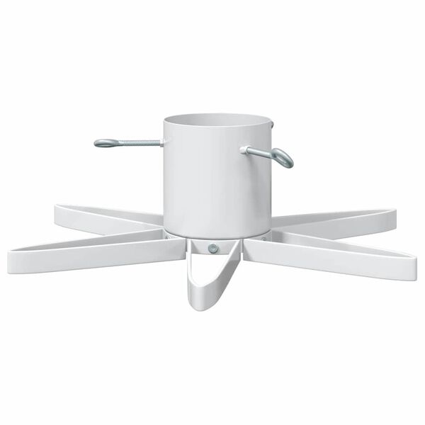 vidaXL J&oacute;la Tr&eacute; Stand 1.73 me&eth; vatnstanki Hv&iacute;tt 50 x 50 x 15,5 cm St&aacute;l