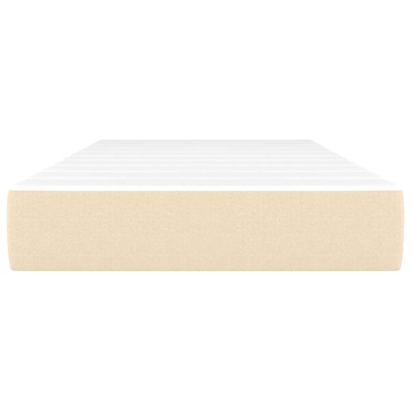 vidaXL H&oacute;lfu&eth; Springd&yacute;na Mi&eth;lungs H&ouml;rku Rj&oacute;mahv&iacute;tur 120x190x20 cm Efni