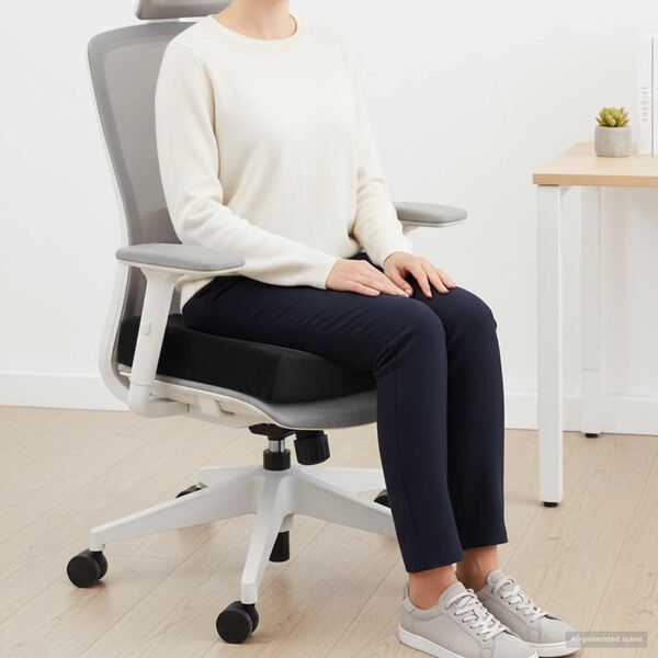 vidaXL Sessur Svartur 40 x 40 x 11 cm PU foam