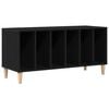 vidaXL Pl&ouml;tusk&aacute;pur Svartur Eik 100 x 38 x 48 cm Samsettur vi&eth;ur