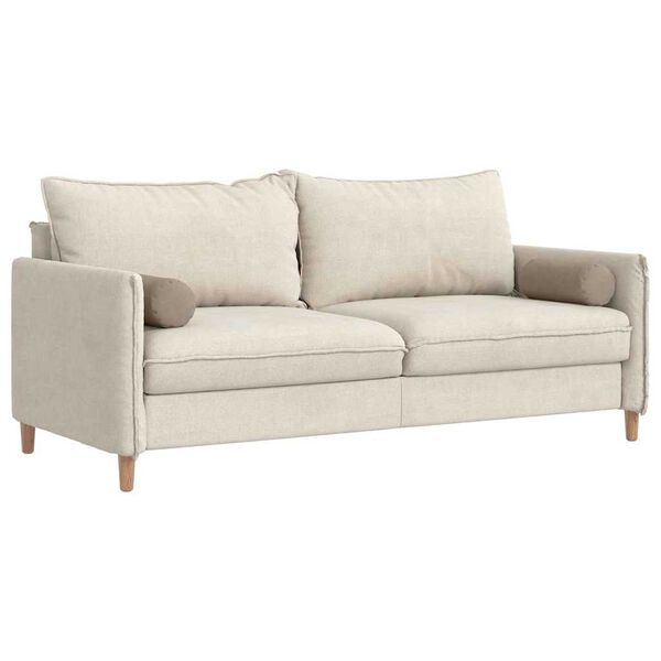 vidaXL Bolster P&uacute;&eth;ar 2 pcs M&oacute;gr&aacute;r &Oslash; 15 x 40 cm Mikr&oacute;trefjefni