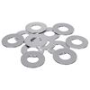 vidaXL Sk&aacute;lar 12 pcs Silfur 16 x 16 x 1,5 cm J&aacute;rn