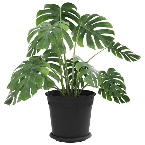 vidaXL Pl&ouml;ntupottar 24 pcs Svartur &Oslash; 19 x 16 cm Plast