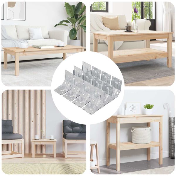 vidaXL Festing 12 pcs Sinkh&uacute;&eth;a&eth; 106 x 55 x 1,5mm St&aacute;l