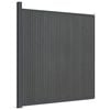 vidaXL Gir&eth;ingar&thorn;il WPC Gr&aacute;tt 173x186 cm