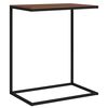802120 vidaXL Hli&eth;arbor&eth; Svart 55x35x66 cm Samsettur Vi&eth;ur