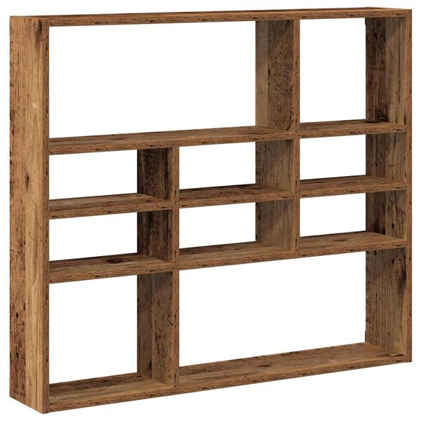 vidaXL Wall Shelf Gamli Vi&eth;ar 90x16x78 cm Chipboard