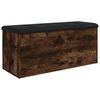 vidaXL Geymslubekkur Reykt&oacute;na Eikarlitur 102x42x45 cm Samsettur Vi&eth;ur